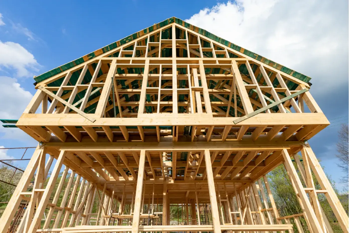 Two-story home framed by AHS Builders in Southern Arizona